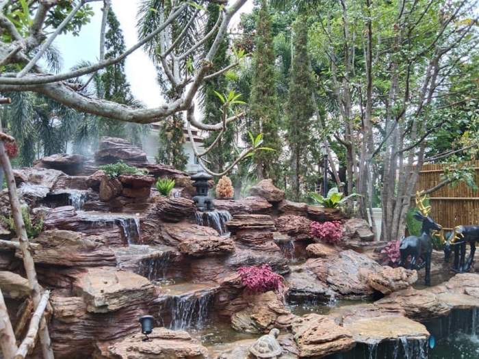 21 - รับออกแบบจัดสวนน้ำตก ทั่วไทย | สร้างบ่อปลา ขายหินจัดสวน ปูหญ้า รับสร้างบ่อปลา ทำน้ำตก จำหน่ายหินและงานปูนปั้นอื่นๆ